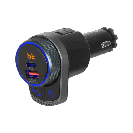 Автомобільний FM-трансмітер Peiying URZ0486 з функцією Bluetooth.