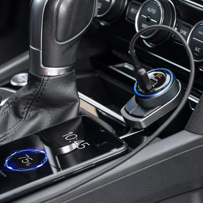 Автомобільний FM-трансмітер Peiying URZ0486 з функцією Bluetooth. - Зображення 9