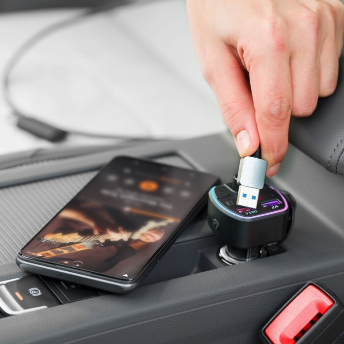 Автомобільний FM-передавач Peiying URZ0478 з функцією Bluetooth - Зображення 5