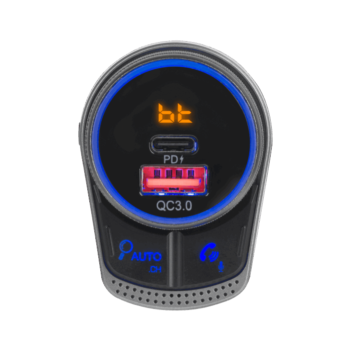 Автомобільний FM-трансмітер Peiying URZ0486 з функцією Bluetooth. - Зображення 5