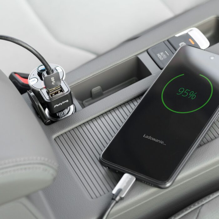 Автомобільний передавач з функцією Bluetooth (2 USB-порти) Peiying URZ0481 - Зображення 5
