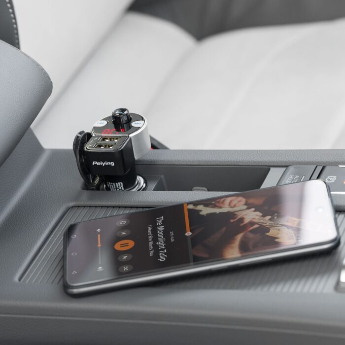 Автомобільний передавач з функцією Bluetooth (2 USB-порти) Peiying URZ0481 - Зображення 4