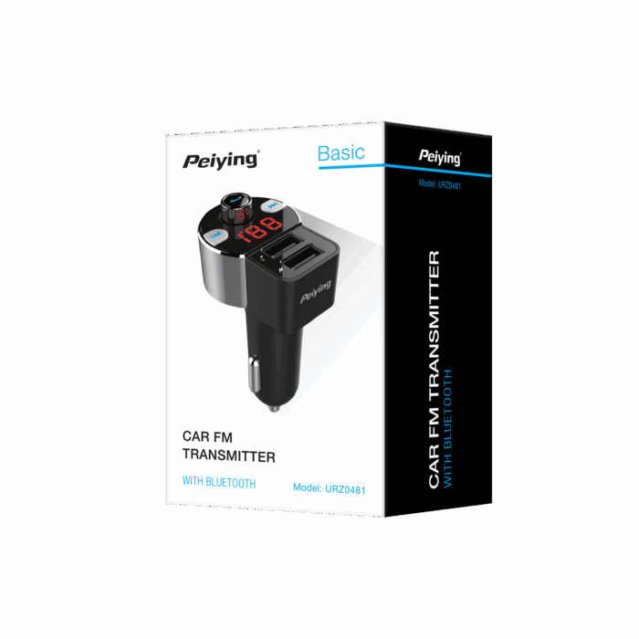 Автомобільний передавач з функцією Bluetooth (2 USB-порти) Peiying URZ0481 - Зображення 3