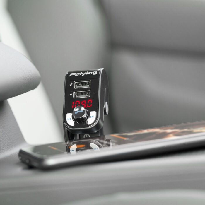 Автомобільний передавач з функцією Bluetooth (2 USB-порти) Peiying URZ0466 - Зображення 5