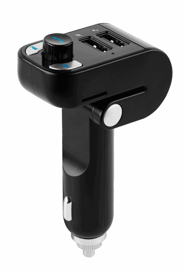 Автомобільний передавач з функцією Bluetooth (2 USB-порти) Peiying URZ0466 - Зображення 3