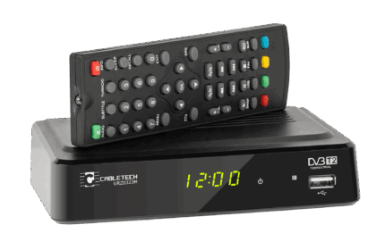 Тюнер Cabletech URZ0323M DVB-T2 для ефірного телебачення