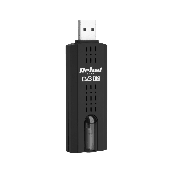 Цифровий USB-тюнер DVB-T2 H.265 HEVC Rebel KOM1060 - Зображення 2
