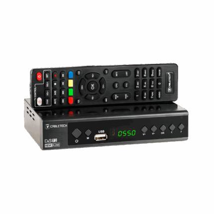 DVB-T/C тюнер Hevc H.265 10bit Cabletech URZ0336C