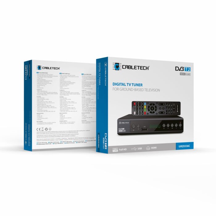 DVB-T/C тюнер Hevc H.265 10bit Cabletech URZ0336C - Зображення 6