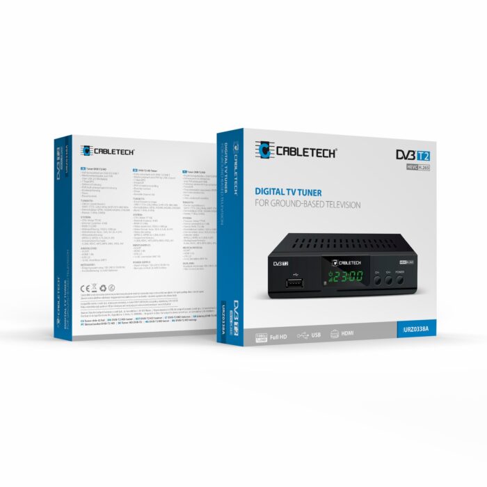 DVB-T2 H.265 HEVC тюнер Cabletech URZ0338A - Зображення 6