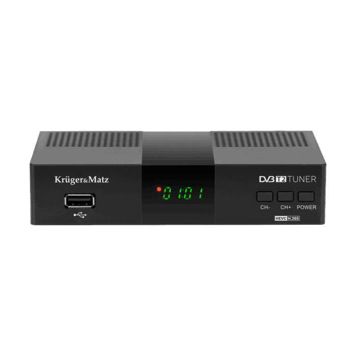DVB-T2 Krüger&matz KM0550D H.265 HEVC тюнер - Зображення 2