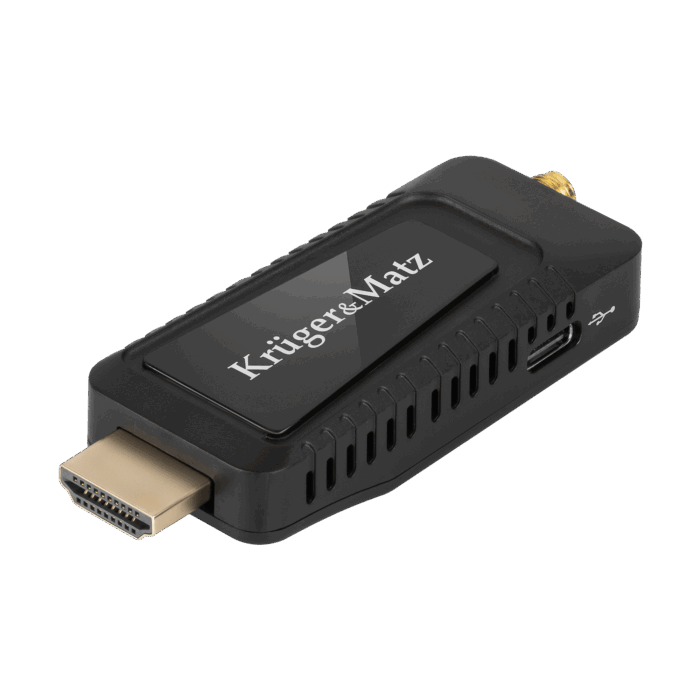 Міні-тюнер Krüger&matz KM9998 DVB-T2 HEVC H.265 на HDMI - Зображення 2