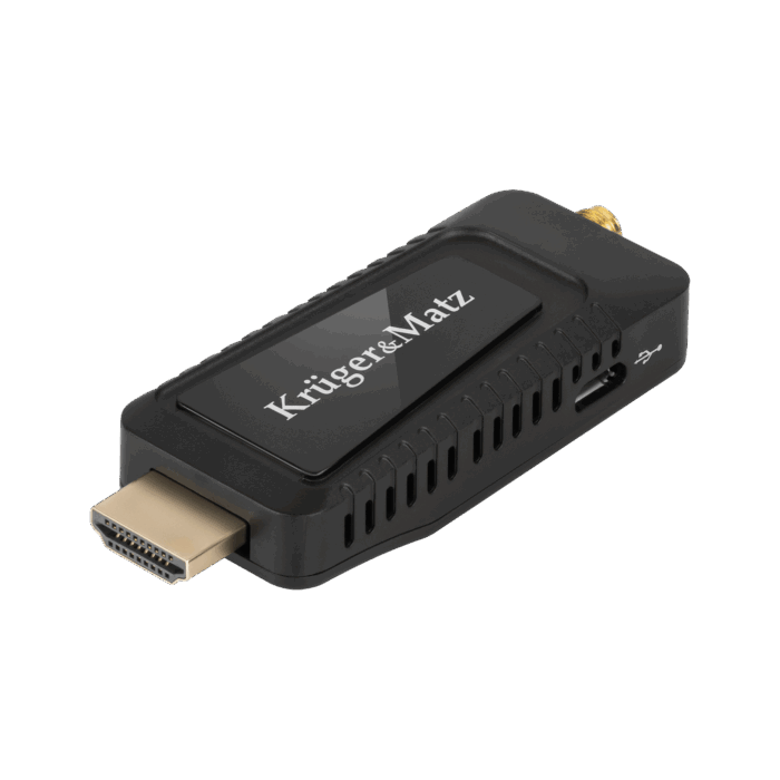 Міні-тюнер Krüger&matz KM9999 DVB-T2 HEVC H.265 на HDMI - Зображення 2