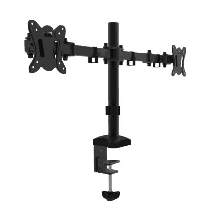 Кріплення для монітора UDT-C024 Cabletech UCH0212 13-27 дюймів для 2 моніторів