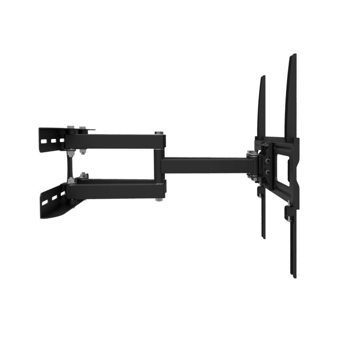 Настінне кріплення 26-55 Cabletech UCH0217 дюймів чорного кольору LPA52-09446 (вертикальне та горизонтальне регулювання) - Зображення 2