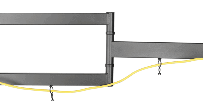 Настінне кріплення Krüger&matz KM1304 для LED-телевізора 32-55 дюймів, чорне (вертикальне та горизонтальне регулювання) - Зображення 6