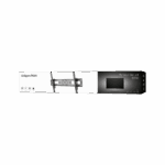 Настінне кріплення для LED-телевізора Krüger&matz KM1306 60-100 дюймів (вертикальне регулювання) - Зображення 10