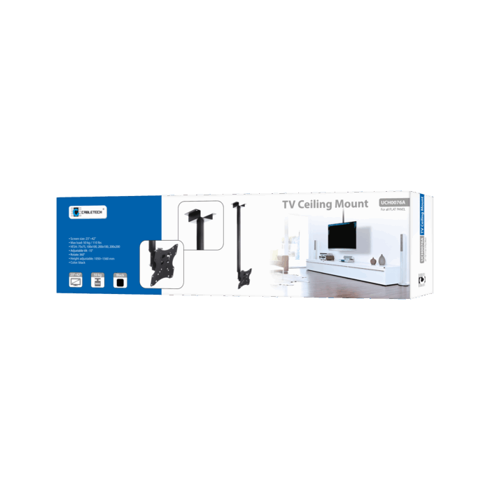 Стельове кріплення для РК-дисплея Cabletech UCH0076A чорного кольору - Зображення 4