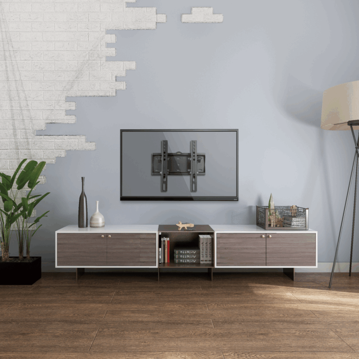 Універсальне настінне кріплення для LED-телевізора Cabletech UCH0192 (23-42 дюйми), вертикальне регулювання - Зображення 10