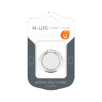 Універсальний тримач M-life ML0711S для телефону кільцеподібного типу, срібний - Зображення 3