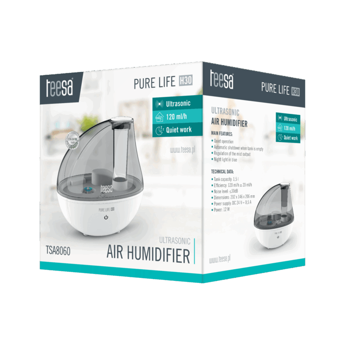 Ультразвуковий зволожувач повітря PURE LIFE H30 Teesa TSA8060 - Зображення 7