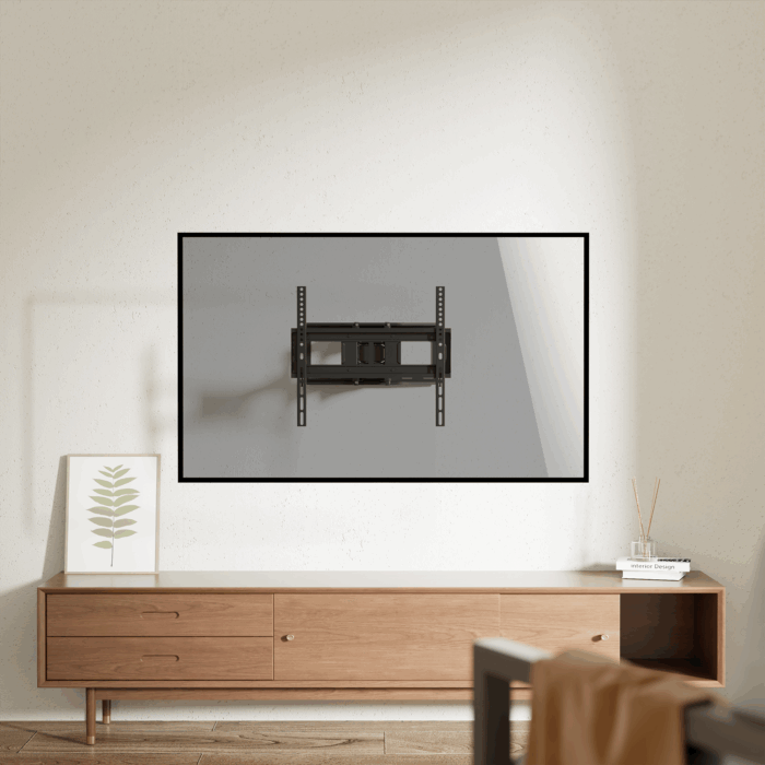 Універсальне кріплення для телевізора 32"-80" Cabletech UCH0198-3, вертикальне та горизонтальне регулювання - Зображення 6