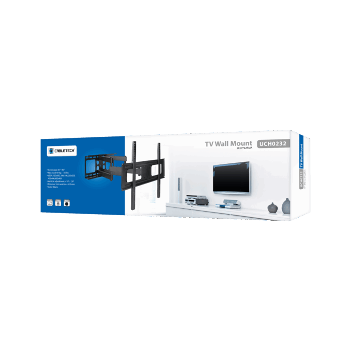 Універсальне кріплення для телевізора 37"-80" Cabletech UCH0232 з регулюванням по вертикалі та горизонталі (UPA36-466) - Зображення 5