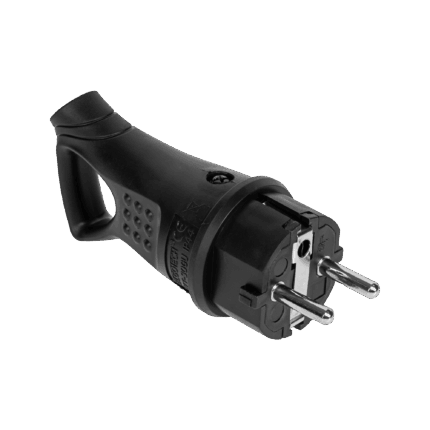 Гумова заглушка з тримачем та заземленням IP44 Elgotech URZ3289 WT-30GU