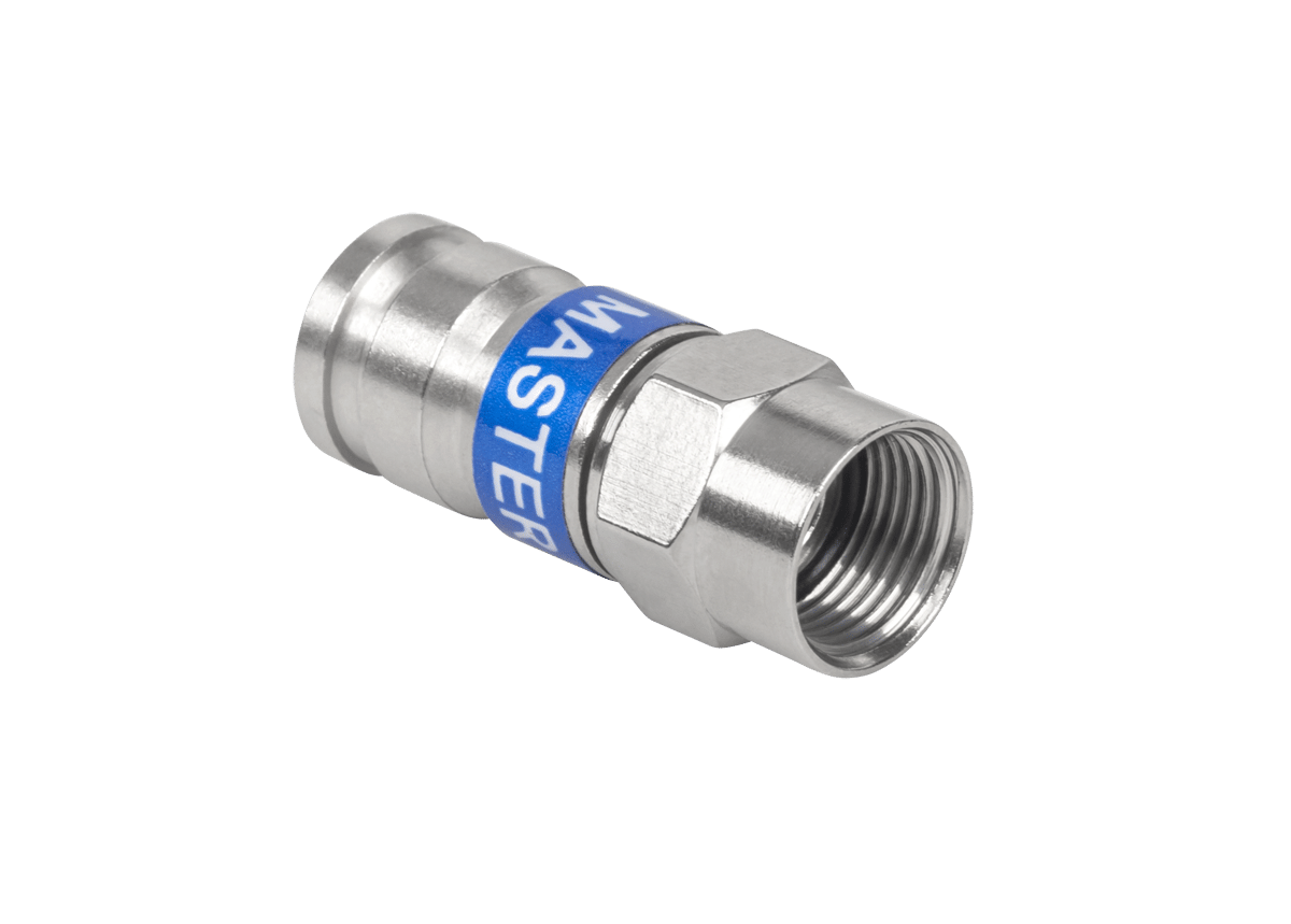 Компресійний штекер RG6 MASTER F Компресійний штекер RG6 WTY0639 MASTER F