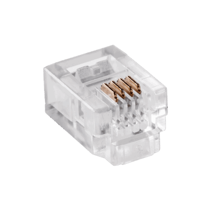 Телефонний штекер RJ11 TEL0002.1 6P 4C