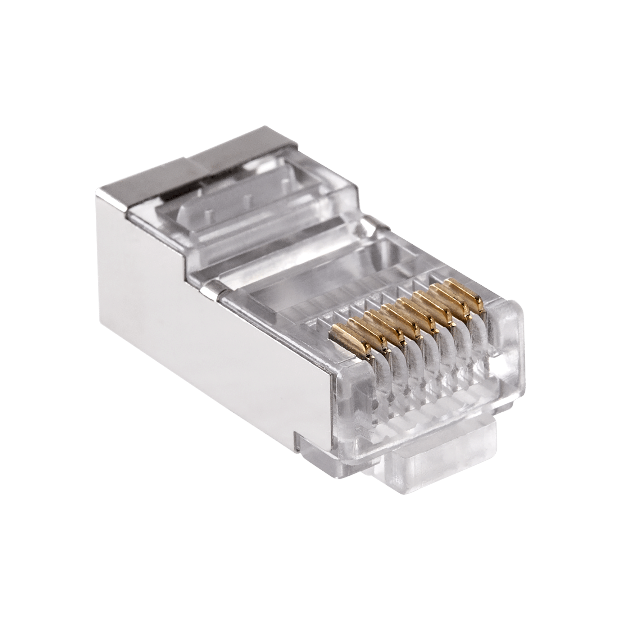 Телефонний штекер. RJ45 8P 8C (дротовий) через CAT.5E екранований Телефонний штекер. RJ45 TEL0073LP 8P 8C (дротовий) через CAT.5E екранований
