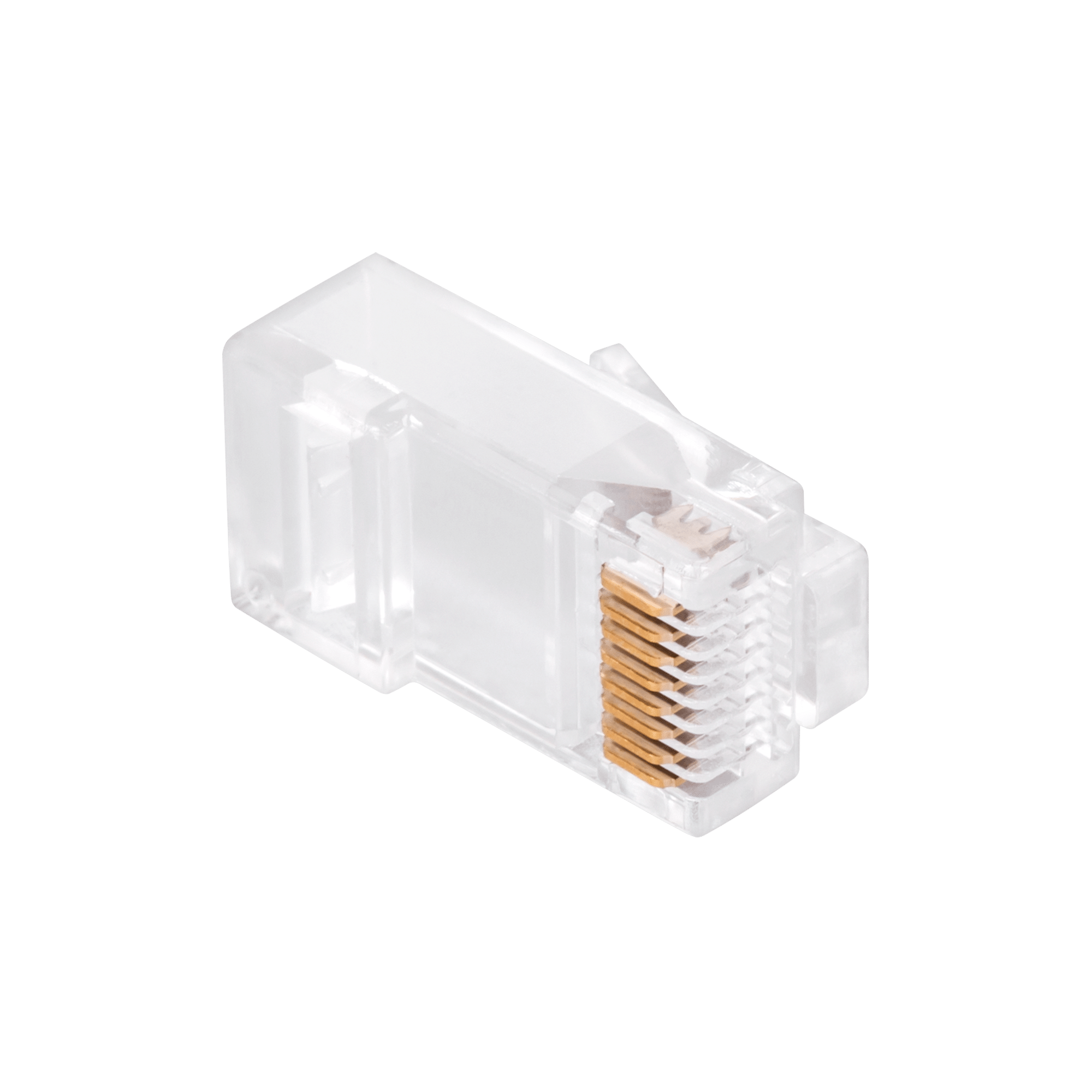 Телефонний штекер. RJ45 8P 8C (дрот) через CAT.6E Телефонний штекер. RJ45 TEL0072LP 8P 8C (дрот) через CAT.6E