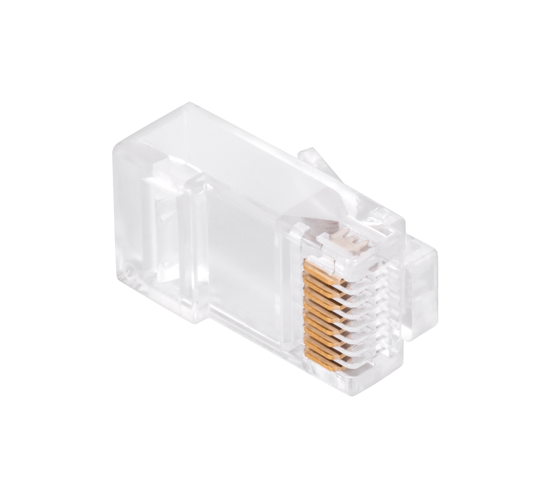 Телефонний штекер. RJ45 8P 8C (дрот) через CAT.6E E5884 Телефонний штекер. RJ45 Eurokomp TEL0072 8P 8C (дрот) через CAT.6E E5884
