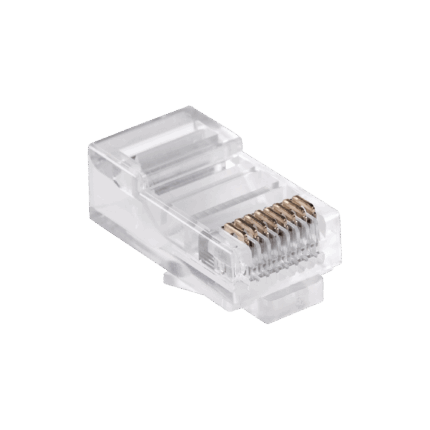Телефонний штекер. RJ45 TEL0004-2.1 8P 8C (шнур)