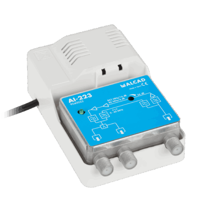 Підсилювач внутрішньої антени CATV (RP 65 МГц) 12V AI-223 Alcad
