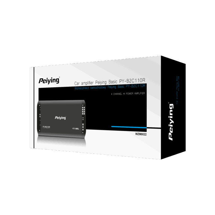 4-канальний автомобільний підсилювач Peiying WZM0022 Basic PY-B4C110R - Зображення 5