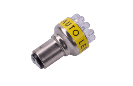 Автомобільна лампочка 12V ZAR0087 S-25-12LED-1157 жовта