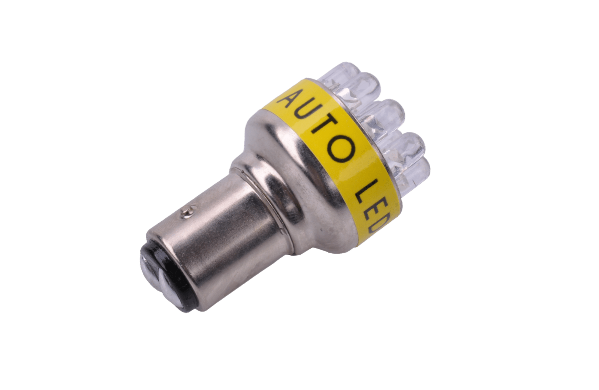 Автомобільна лампочка 12V S-25-12LED-1157 жовта Автомобільна лампочка 12V ZAR0087 S-25-12LED-1157 жовта