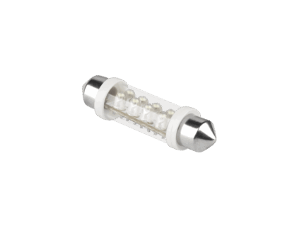 Світлодіодна автомобільна лампа 12V Vipow ZAR0078 10*42-8LED Sv8.5 біла