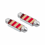 Світлодіодна автомобільна лампа SV8.5 ZAR0384 (Canbus) T11x41 12 SMD 3014