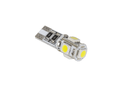 Світлодіодна автомобільна лампа T10 Vipow ZAR0380 (Canbus) - 5x SMD5050