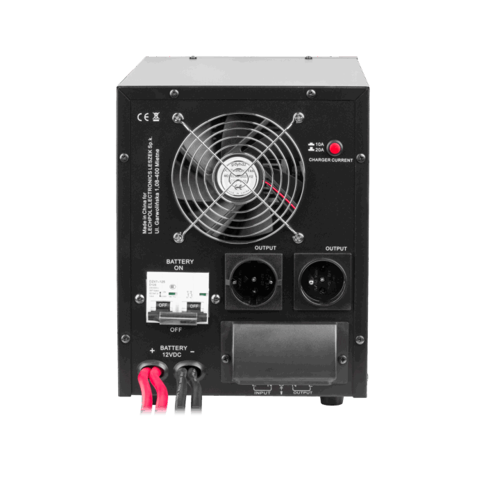 12V 230V 2200VA/1600W - чорний