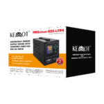 Аварійний блок живлення Kemot URZ3405-LFP4 PROsinus-800-LFP4, перетворювач чистої синусоїди з функцією заряджання 12V 230V 800VA/500W - Зображення 4