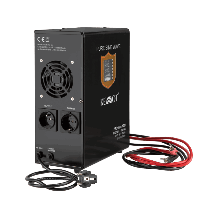 інвертор чистої синусоїди з функцією заряджання 12V 230V 1000VA/700W