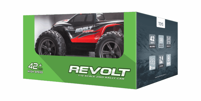 Автомобіль на Rebel ZAB0106 дистанційному управлінні REVOLT - Зображення 8