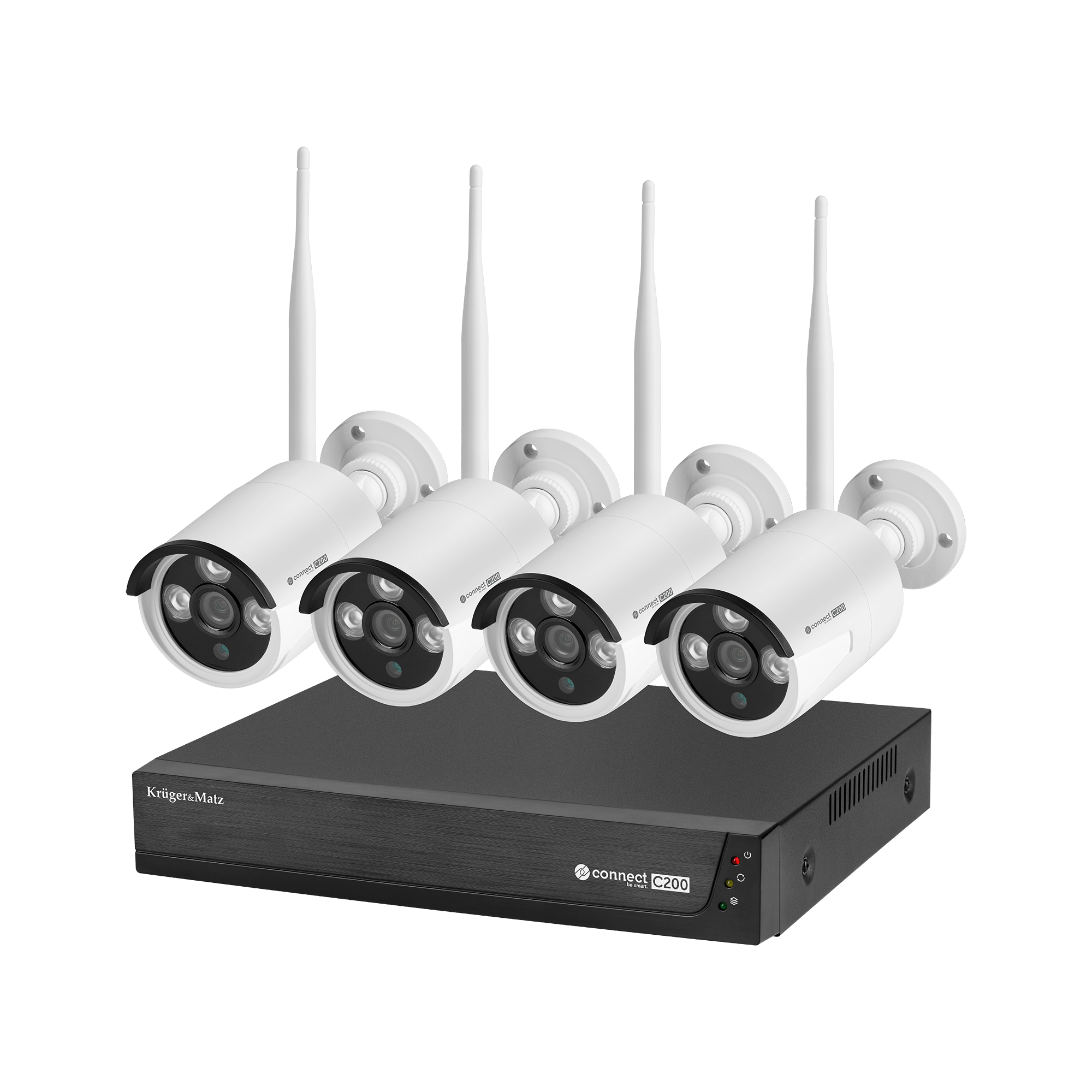 Комплект для моніторингу WiFi Kruger&Matz Connect C200 Tuya Комплект для моніторингу WiFi Kruger&Matz Connect C200 KM2240 Tuya