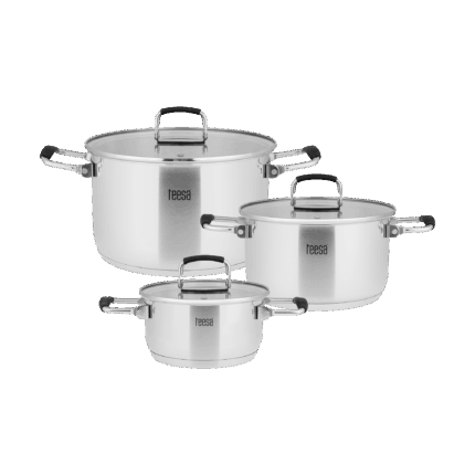 Набір каструль Teesa TSA0149 COOK PRIME з 6 предметів