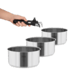 Набір каструль Teesa TSA0148 COOK EXPERT SINGLE з від'ємною ручкою - Зображення 3