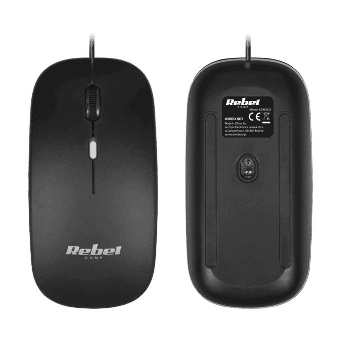 Комплект дротової клавіатури та миші Rebel KOM1027 WDS200 - Зображення 7