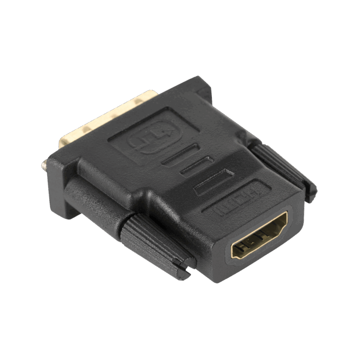 Адаптерний роз'єм DVI (24+1) з подвійним з'єднанням - Cabletech KOM0951 роз'єм HDMI - Зображення 2